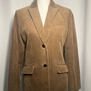 Brooks Brothers Women's Brown Corduroy Blazer